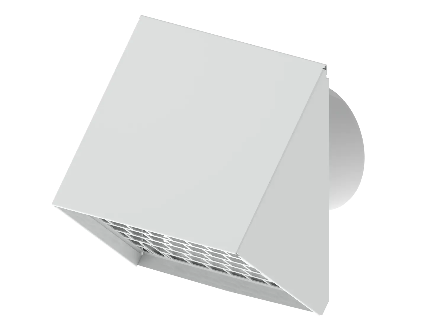 125 mm külsőfali idom kifúvásra és beszívásra - fehér