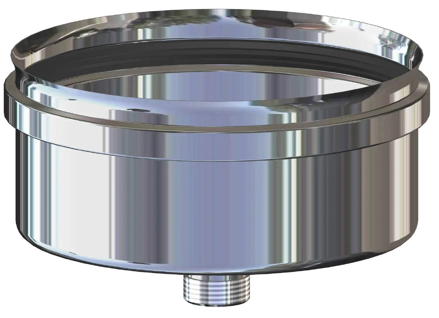 Kondenzelvezető idom oldalsó kondenz elvezetéssel