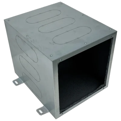 Szigetelt plenum ovális csatlakozással (3+3+3+3)