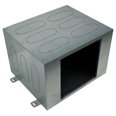 Szigetelt plenum ovális csatlakozással (6+6+3+3)