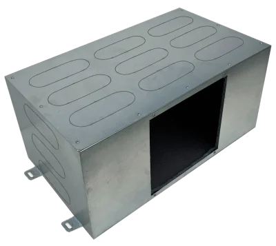 Szigetelt plenum ovális csatlakozással (6+6+3+3)