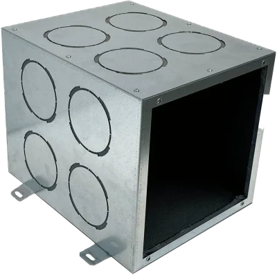 Légelosztó doboz 180 - 16 csonkkal, elszíváshoz/befúváshoz, szigetelt, D125-200