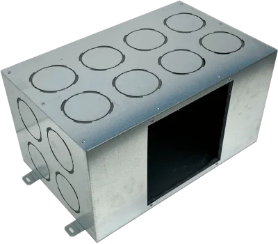 Légelosztó doboz 320 - 24 csonkkal, elszíváshoz/befúváshoz, szigetelt, D125-200