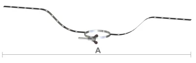 Rozsdamentes acél rögzítő bilincs